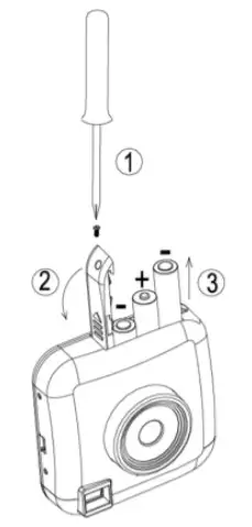 Sakar Digital Camera CA105010 - REMOVING BATTERIES