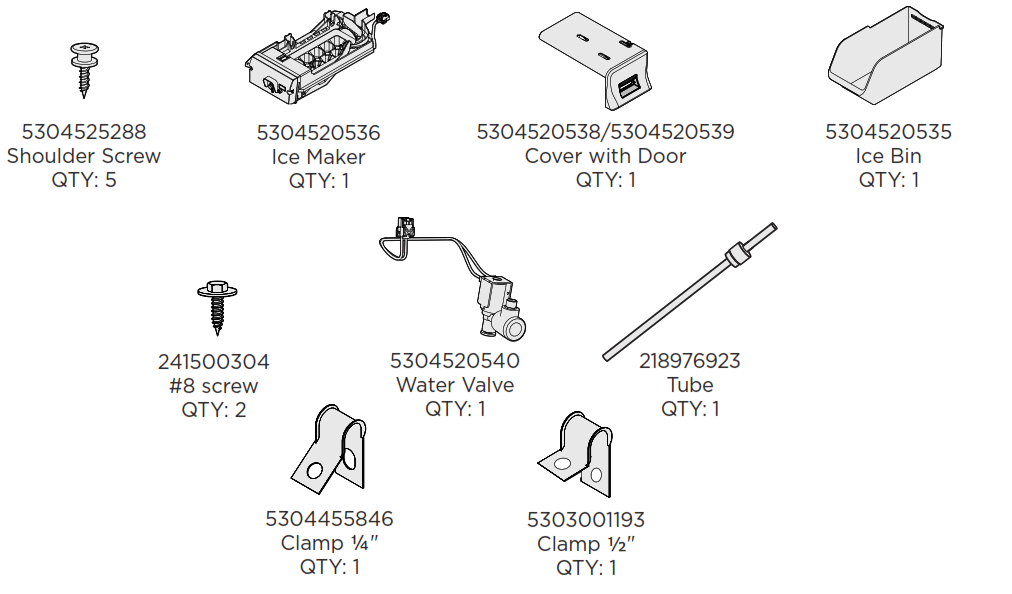 FRIGIDAIRE A23224101 Automatic Ice Maker - 1