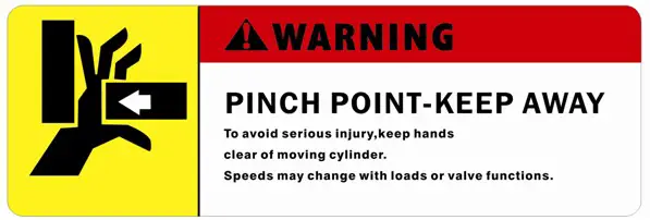 DK2 POWER 40 Ton Kinetic Splitter OPS240 - warning 2