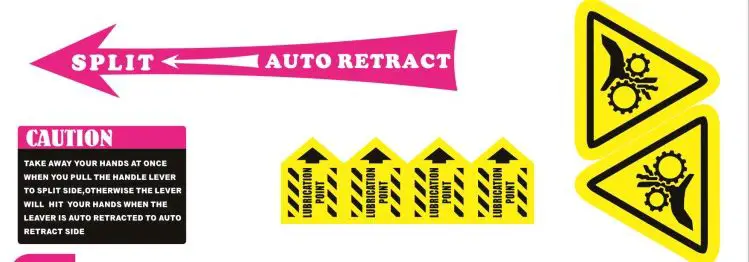 DK2 POWER 40 Ton Kinetic Splitter OPS240 - warning 4