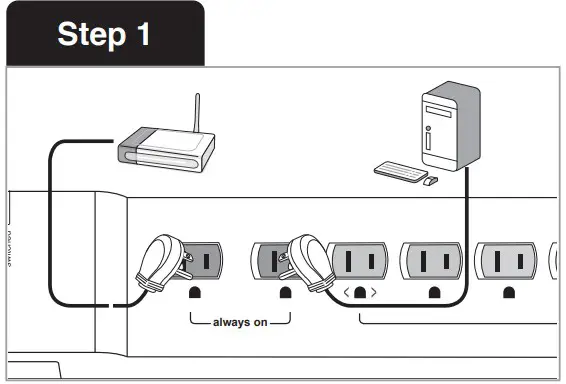 TrickleStar TS1803TF Advanced PowerStrip with Timer Foot Switch - Figure 8