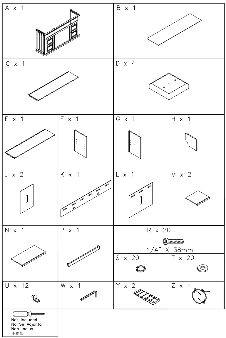 ASHLEY W813-68 Wyndahl 72 Inch TV Stand - Figure 1