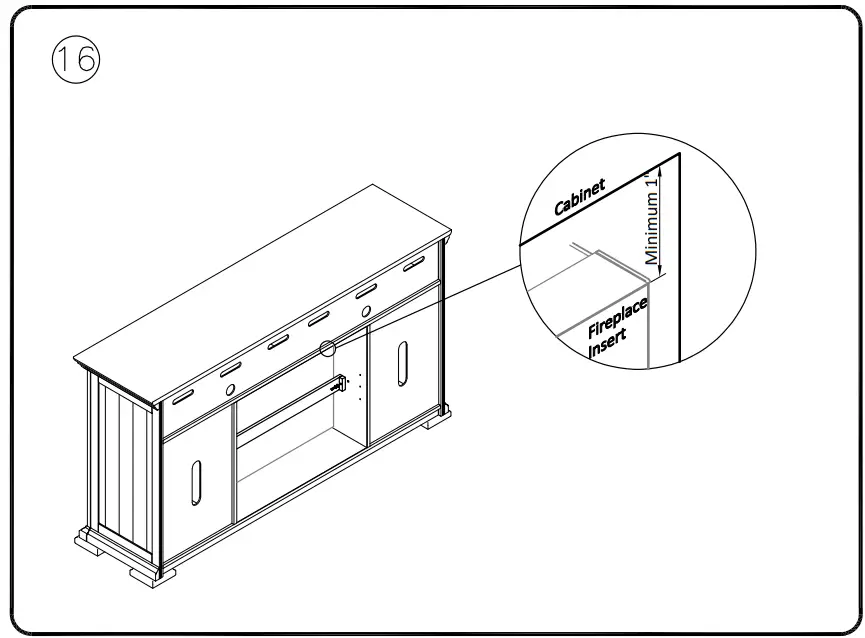 ASHLEY W813-68 Wyndahl 72 Inch TV Stand - Figure 12