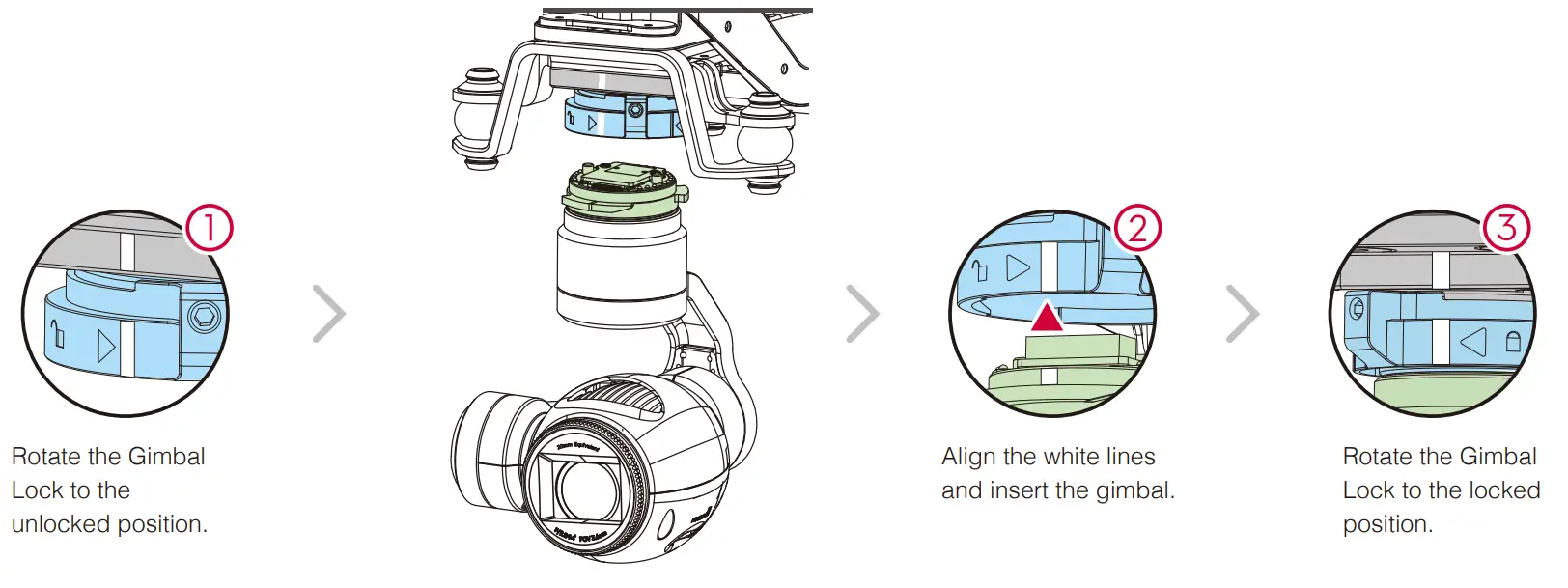 dji INSPIRE 1 AIR MAVIC MINI Drone - Camera