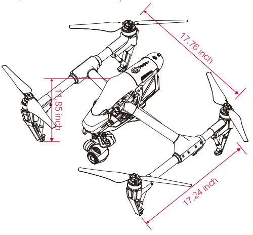 dji INSPIRE 1 AIR MAVIC MINI Drone - P Mode3