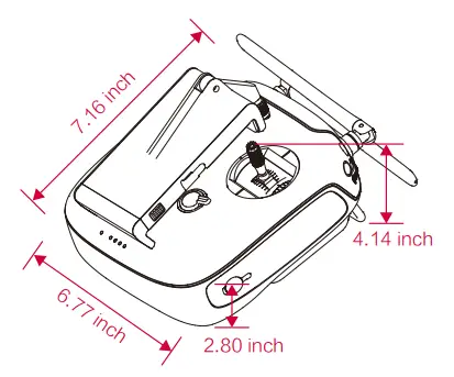 dji INSPIRE 1 AIR MAVIC MINI Drone - P Mode4
