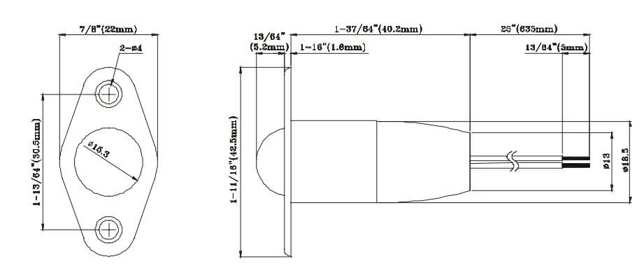 POTTER RSW-21 SERIES Roller Ball Switch - Figure 1