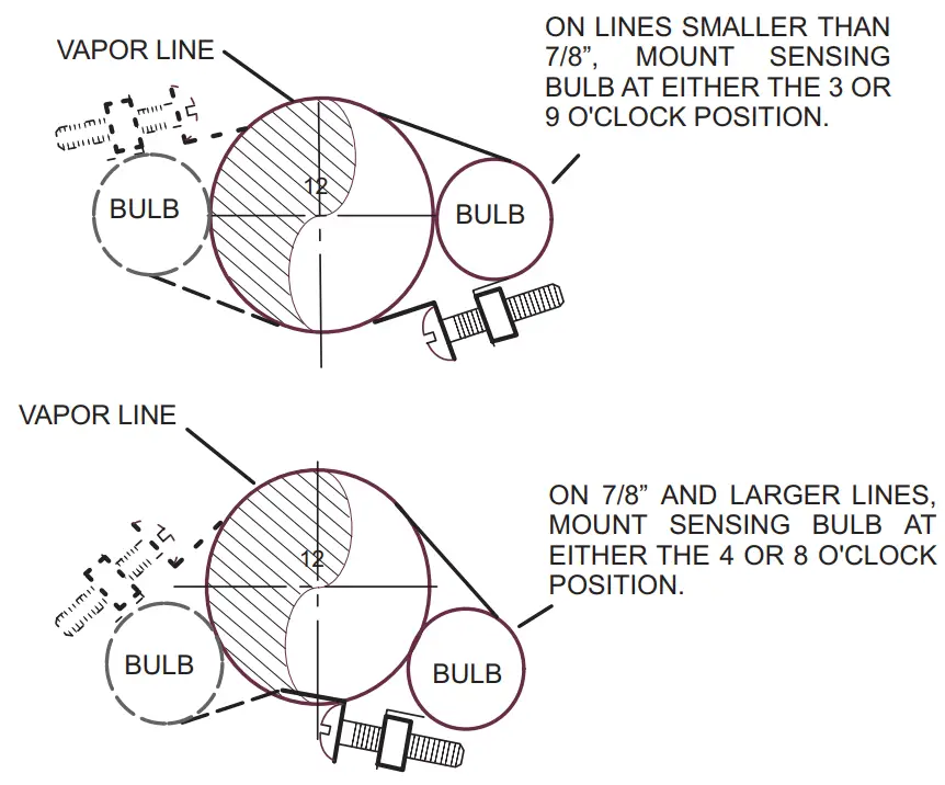 Sensing Bulb Installation
