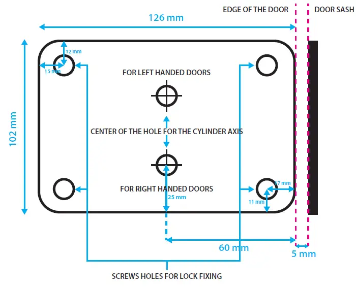 H1073A Electric Lock logo 1