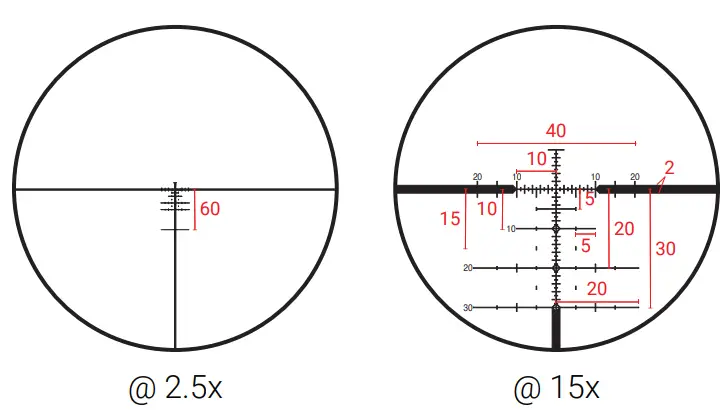 MAVEN RS SERIES Riflescope - RETICLE 2