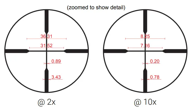 MAVEN RS SERIES Riflescope - RETICLE 3