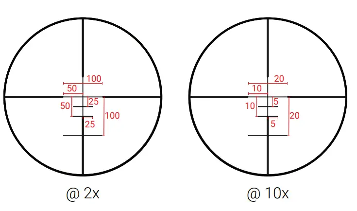 MAVEN RS SERIES Riflescope - RETICLE 4