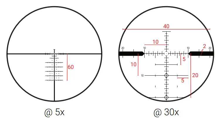 MAVEN RS SERIES Riflescope - RETICLE 6