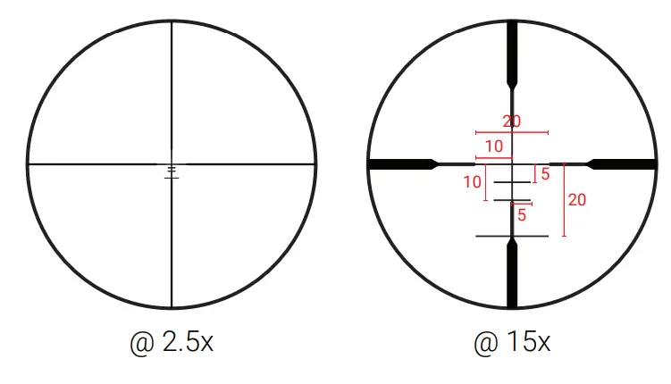 MAVEN RS SERIES Riflescope - RETICLE