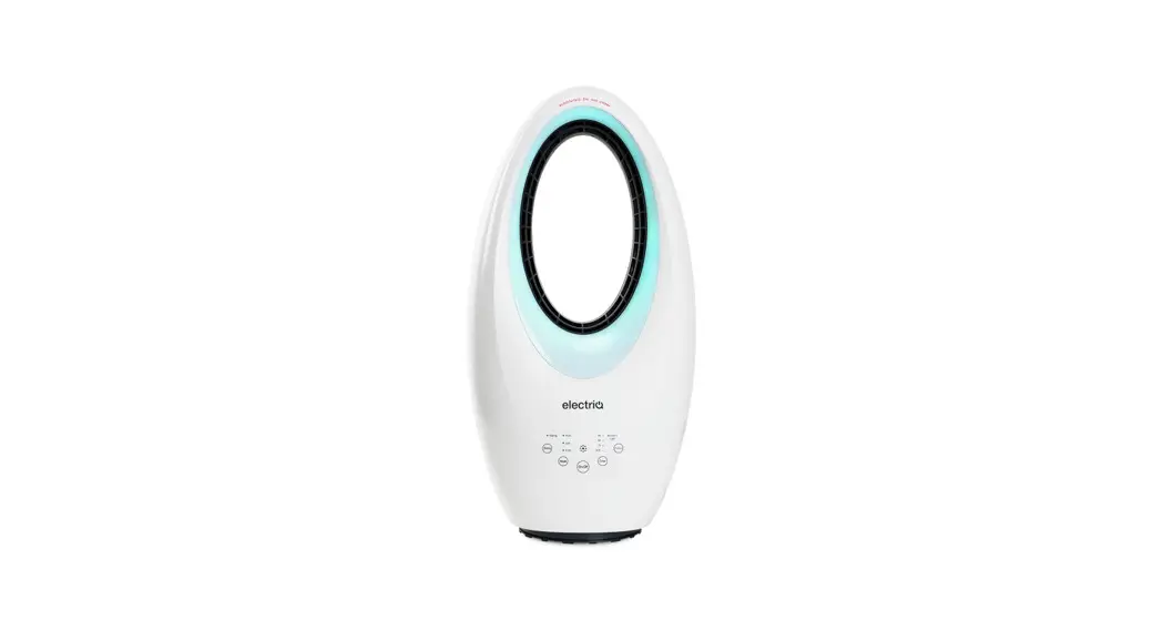Electriq Eiq-am09w Bladeless Heater With Ambient Light And Smart App Control User Manual
