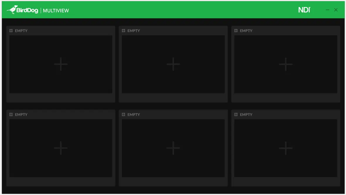 BirdDog BM-VPRO NDI Multiview Lite - About NDI Multiview