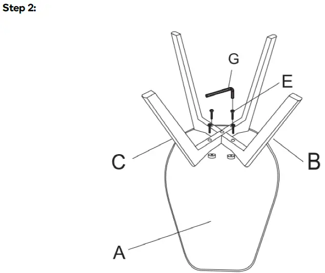 Kogan SHANGRI-LA Ester Dining Chairs assembly 1