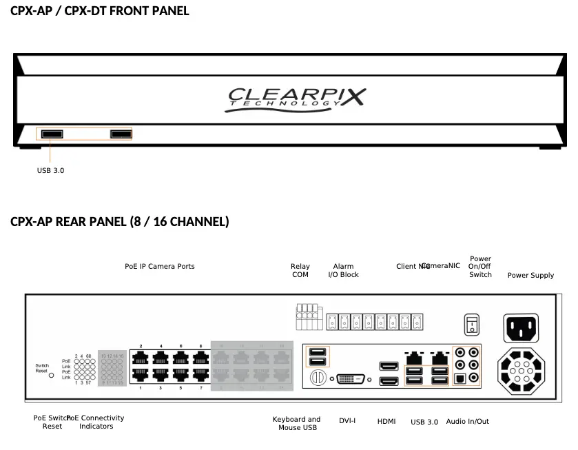 Clearpix Server Software Cpx Digital Recorders User Manual Clearpix Server Software Cpx Digital Recorders User Manual