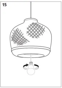 IKEA MISTERHULT Pendant Lamp Bamboo-15