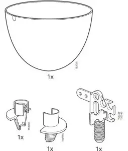 IKEA MISTERHULT Pendant Lamp Bamboo-Screw
