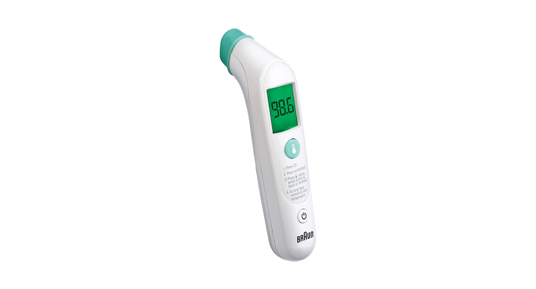 Braun Bst200us Digital Thermometer With Color Coded Temperature Guidance Instruction Manual
