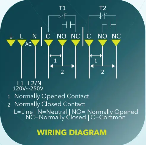 MIGRO M9124030 Mi-Fi Smart Switch - WIRING DIAGRAM