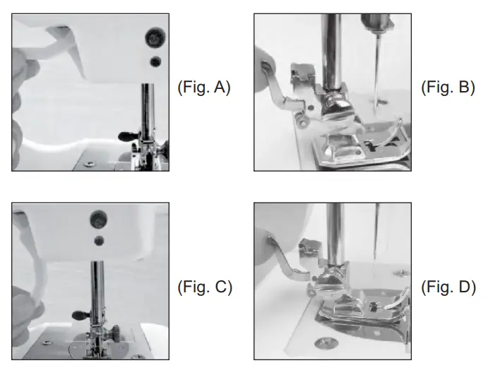 Kmart 43069910 Multifunction Sewing Machine - FIG A B C