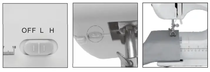 Kmart 43069910 Multifunction Sewing Machine - SETTING THE SEWING SPEED