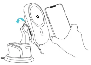 PITAKA MagEZ Car Mount Pro Wireless Charger-base