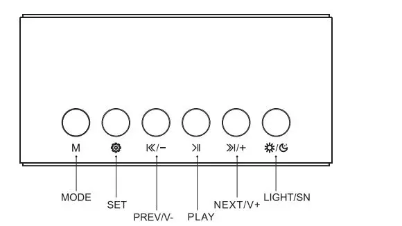 Wisoee JS2712A Digital Alarm Clock with FM Radi2