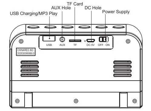 Wisoee JS2712A Digital Alarm Clock with FM Radi3
