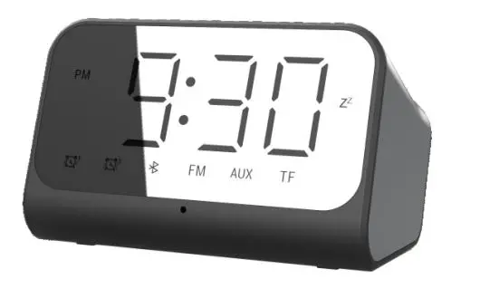 Wisoee JS2712A Digital Alarm Clock with FM Radio