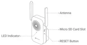 EZVIZ DB2-CHIME Smart Wi-Fi Doorbell with Chime -Chime