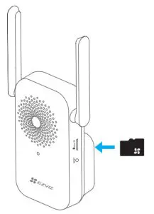 EZVIZ DB2-CHIME Smart Wi-Fi Doorbell with Chime - Micro SD Card