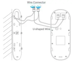 EZVIZ DB2-CHIME Smart Wi-Fi Doorbell with Chime - Wire Connector