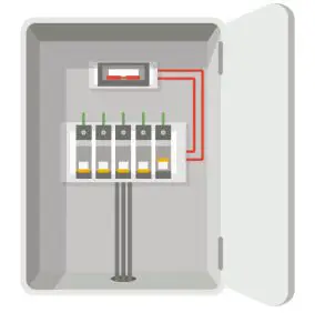 EZVIZ DB2-CHIME Smart Wi-Fi Doorbell with Chime - breaker