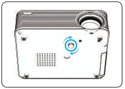 WISELAZER A30 Outdoor TV Projector WiFi Bluetooth 4K- adjustable foot