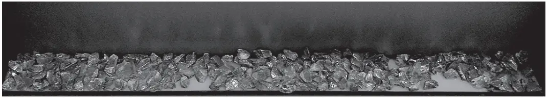 GAZCO eStudio LED Electric Fire Range with Thermostatic Remote Control -GLASS EMBERS