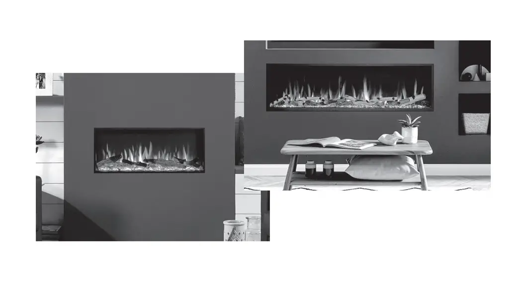 Gazco Estudio Led Electric Fire Range With Thermostatic Remote Control Installation Guide