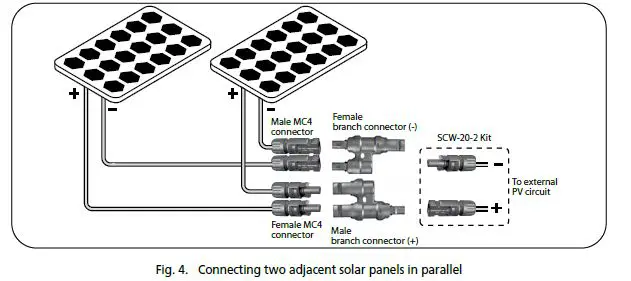 samlexsolar SBC-2 Solar Panel Branch Connectors fig-4