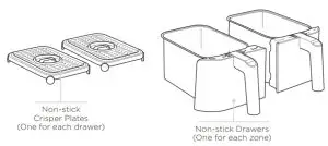 NINJA AF400EU Dual Zone Air Fryer - figure 2