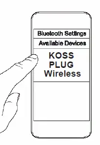 KOSS BT0002 Bluetooth Headset fig 3