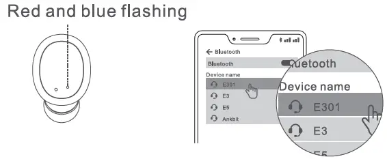 1Mii E301 Single Ear Bluetooth Earbuds fig 10