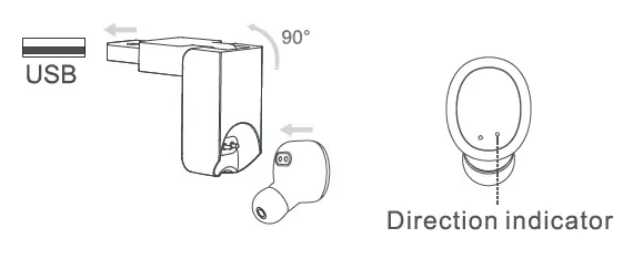 1Mii E301 Single Ear Bluetooth Earbuds fig 7