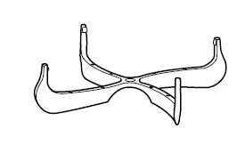 a close up of a hanger