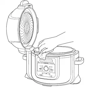 a drawing of a person