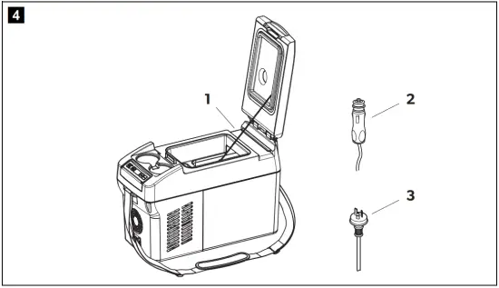 Connecting the cooling device