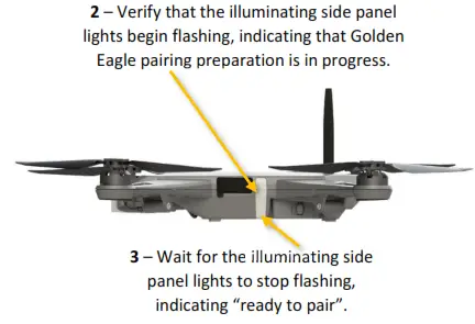 Golden Eagle Teal Air Control - Pairing