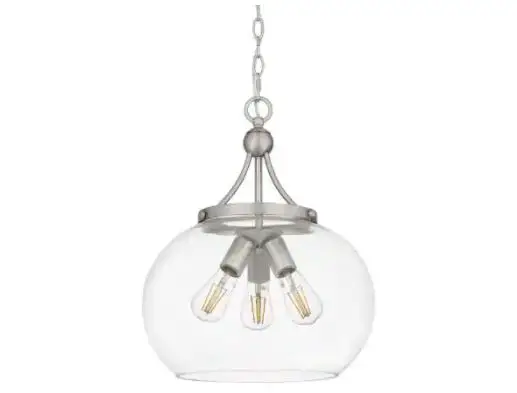 Dsi Lighting Dshd19561p 3 Light Pendant User Guide
