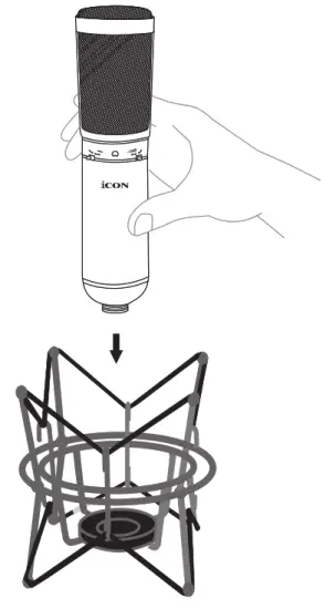 iCON Legend Series Studio Large Diaphragm Condenser Microphone - Artemis